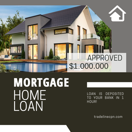 Mortgage HOME LOAN (1 HOUR DEPOSIT) Zero Credit Check - $1,000,000